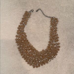 Aldo Shiny tan Beaded Necklace